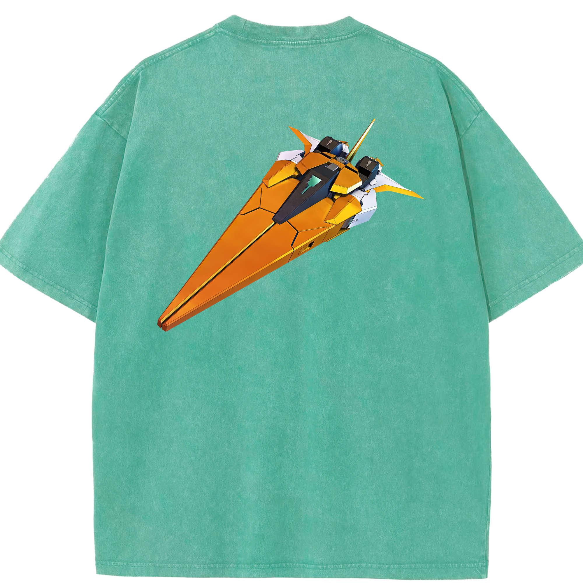 （画像用） 機動戦士ガンダム Mobile Suit Gundam 綿100% ヴィンテージ風 半袖Tシャツ（背面プリント）